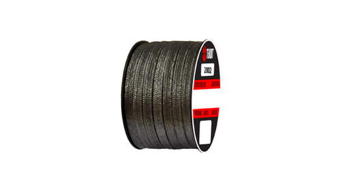 Teadit Style 2002 Carbon Yarn, Graphite Filled Packing,  Width: 9/16 (0.5625) Inches (1Cm 4.2875mm), Quantity by Weight: 5 lb. (2.25Kg.) Spool, Part Number: 2002.562x5