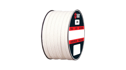 Teadit Style 2005 Braided Packing, PTFE Yarn, Dry Packing, Width: 3/16 (0.1875) Inches (4.7625mm), Quantity by Weight: 5 lb. (2.25Kg.) Spool, Part Number: 2005.187x5 Teadit Style 2005 Braided Packing, PTFE Yarn, Dry Packing, Width: 3/16 (0.1875) Inches (4.7625mm), Quantity by Weight: 5 lb. (2.25Kg.) Spool, Part Number: 2005.187x5