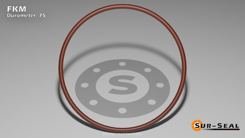 O-Ring, Brown Viton Size: 143, Durometer: 75 Nominal Dimensions: Inner Diameter: 2 17/40(2.425) Inches (6.1595Cm), Outer Diameter: 2 53/84(2.631) Inches (6.68274Cm), Cross Section: 7/68(0.103) Inches (2.62mm) Part Number: OR75BRNVI143