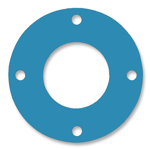Teadit, NSF-61 SAN 1082, Full Face Gasket, Pipe Size: 1(1) Inches (2.54Cm), Thickness: 1/32(0.03125) Inches (0.79375mm), Pressure: 300# (psi), Inner Diameter: 1 5/16(1.3125)Inches (3.33375Cm), Outer Diameter: 4 7/8(4.875)Inches (12.3825Cm), With 4 - 3/4(0.75) (1.905Cm) Bolt Holes, Part Number: CFF1082.100.031.300