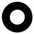 CRG7106.1250.062.150 - 7106 Neoprene Rubber 60 Durometer Ring Gasket 1-1/4" Pipe Size,  1/16" Thick, 150# (Min Qty: 20)
