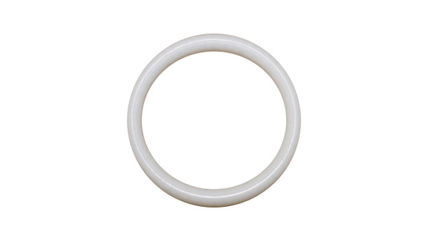 O-Ring, White PTFE/PTFE/TFE Size: 033, Durometer: 75 Nominal Dimensions: Inner Diameter: 1 90/91(1.989) Inches (5.05206Cm), Outer Diameter: 2 4/31(2.129) Inches (5.40766Cm), Cross Section: 4/57(0.07) Inches (1.78mm) Part Number: ORTFE033