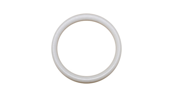 O-Ring, White PTFE/PTFE/TFE Size: 038, Durometer: 75 Nominal Dimensions: Inner Diameter: 2 35/57(2.614) Inches (6.63956Cm), Outer Diameter: 2 46/61(2.754) Inches (6.99516Cm), Cross Section: 4/57(0.07) Inches (1.78mm) Part Number: ORTFE038