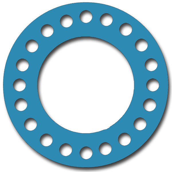 Teadit, NSF-61 SAN 1082, Full Face Gasket, Pipe Size: 14(14) Inches (35.56Cm), Thickness: 1/8(0.125) Inches (3.175mm), Pressure: 300# (psi), Inner Diameter: 14(14)Inches (35.56Cm), Outer Diameter: 23(23)Inches (58.42Cm), With 20 - 1 1/4(1.25) (3.175Cm) Bolt Holes, Part Number: CFF1082.1400.125.300