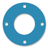 Teadit, NSF-61 SAN 1082, Full Face Gasket, Pipe Size: 3/4(0.75) Inches (1.905Cm), Thickness: 1/8(0.125) Inches (3.175mm), Pressure: 150# (psi), Inner Diameter: 1 1/16(1.0625)Inches (2.69875Cm), Outer Diameter: 3 7/8(3.875)Inches (9.8425Cm), With 4 - 5/8(0.625) (1.5875Cm) Bolt Holes, Part Number: CFF1082.750.125.150