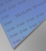 Teadit Style TF1570 Blue structured PTFE Tealon Sheet, Dimensions: Length: 62 Inches (157.48Cm), Width: 62 Inches (157.48Cm), Thickness: 1/16(0.0625) Inches (0.15875Cm) Part Number: TF1570.06262X62