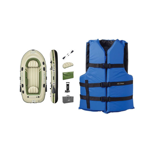 Family Child Life Vest (Blue/Black) - View 5
