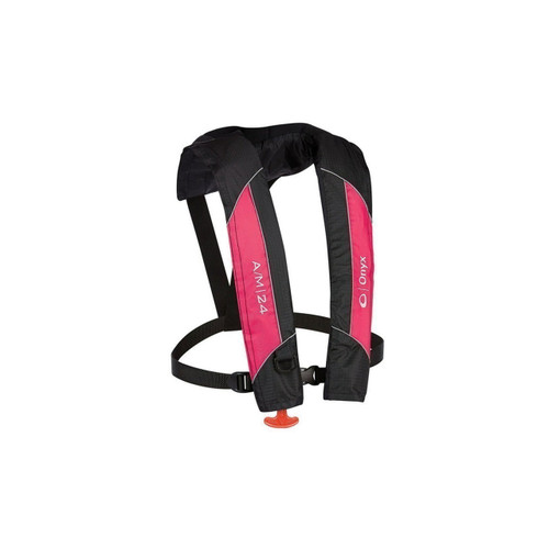 Deluxe Auto/Manual Inflatable PFD (Red, Adult) - View 5