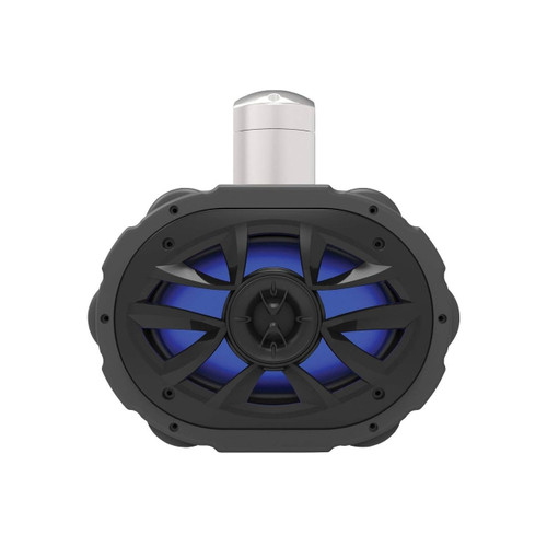 6x9" Waketower Speakers with RGB LED Lights (Black) - View 5