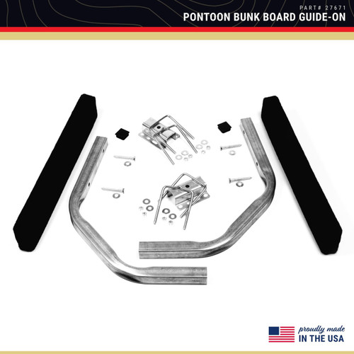 Pontoon Boat Bunk Board Guide-Ons - View 5