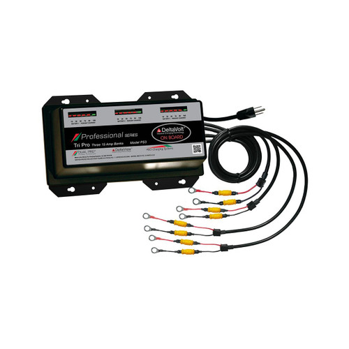 Pro Series 15A 3-Bank Marine Battery Charger - View 5