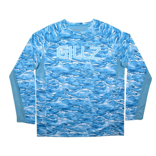 Gillz Men's Tournament Series V2 LS UV Shirt (Grey, 3X) - View 5