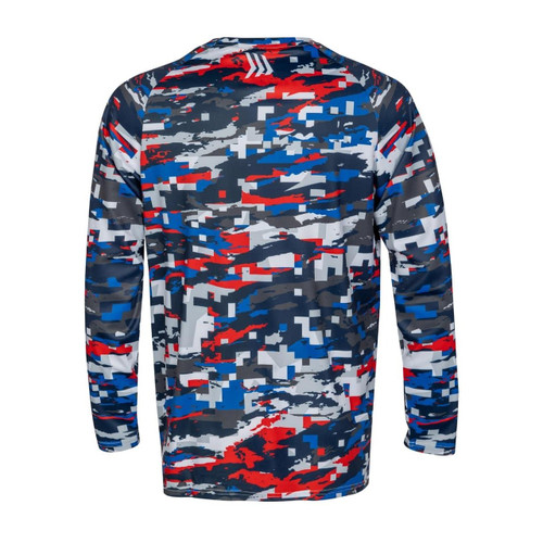 Men's Contender LS UV Protective Shirt (Powder Blue, 2X) - View 5