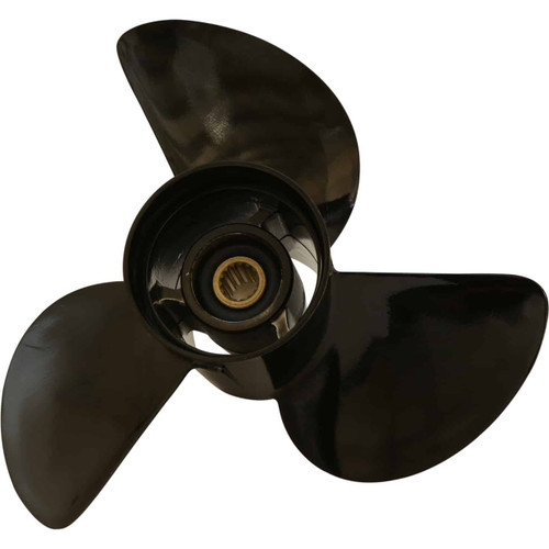 13.625R13 Aluminum Cupped Trailer Wheel (Black) - View 5