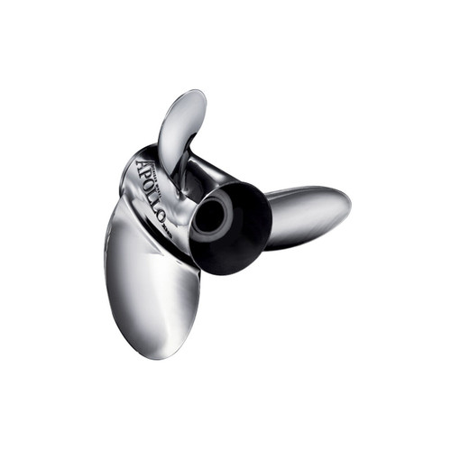 Apollo 3-Blade Left-Hand Stainless Steel Propeller (14" x 21") - View 5