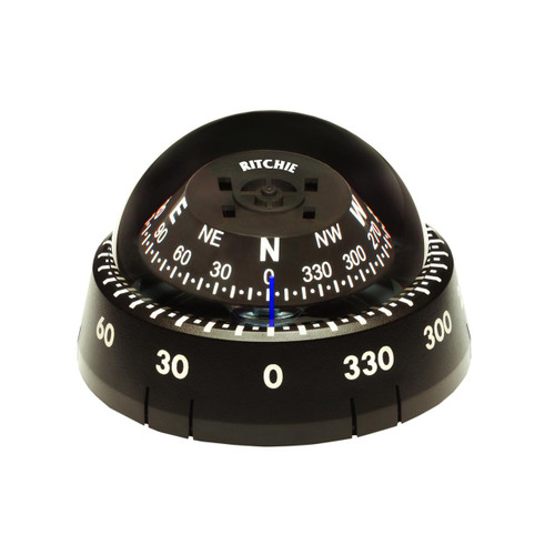 Explorer Marine Bulkhead Compass (Blue Dial) - View 5