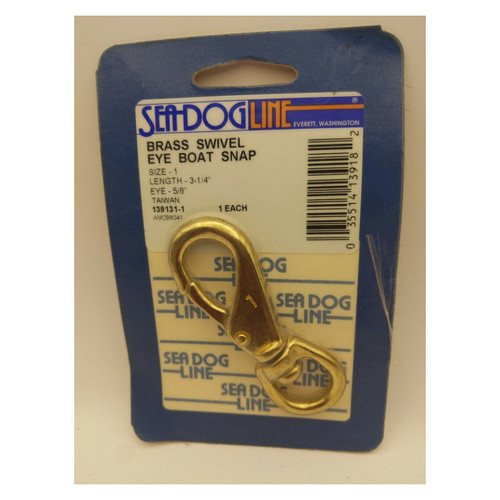 Bronze Swivel Eye Boat Snap (3-1/4") - View 5