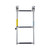 2-4 Step Pontoon Boat Ladder (Folding) - View 2
