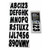 Marine Boat Lettering Kit (Black) - View 3