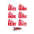 Marine Boat Lettering Kit (Red) - View 4