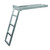 5-Step Pontoon Boat Underdeck Ladder (Flat Front) - View 3