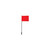 Water Ski Tow Flag (Orange/Red) - View 5