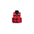 Accel100 Fishing Vest (Red/Black, Large) - View 1