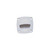 White Plastic Flush Pull (Standard Size) - View 1
