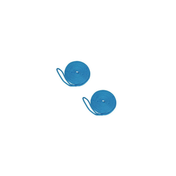 Double Braid Dock Line (3/8" x 20', Blue) - View 5