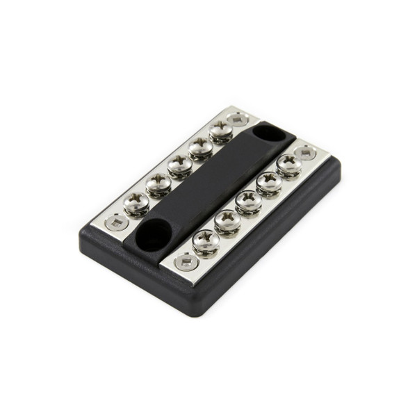Dual Busbar 100A 5-Terminal Power Distribution Block - View 5