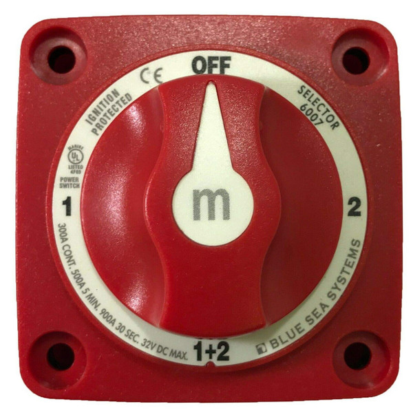 4-Position Marine Battery Switch (M-Series) - View 5