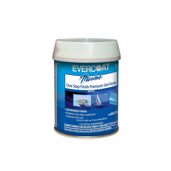 One Step Gel Kote (White, Pint) - View 5