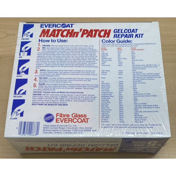 Marine Gel Coat Repair Kit - View 5