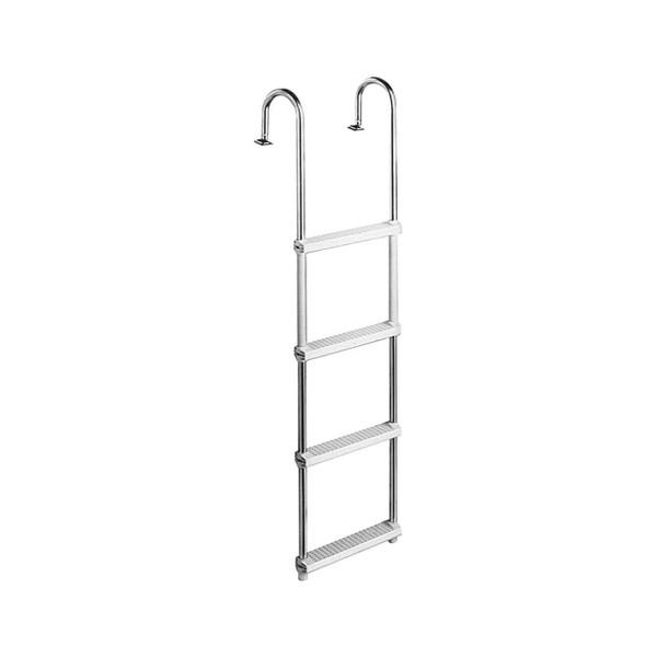 4-Step Pontoon Boat Ladder (Stainless Steel) - View 5