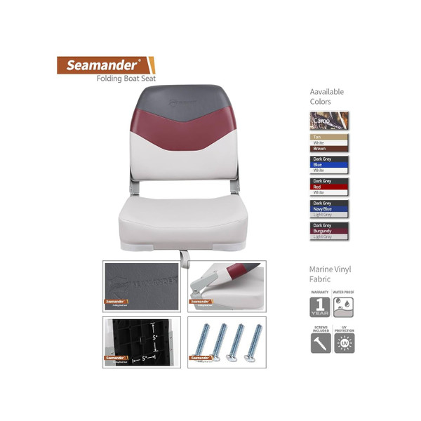 Camouflage Folding Boat Seat (Centric) - View 5