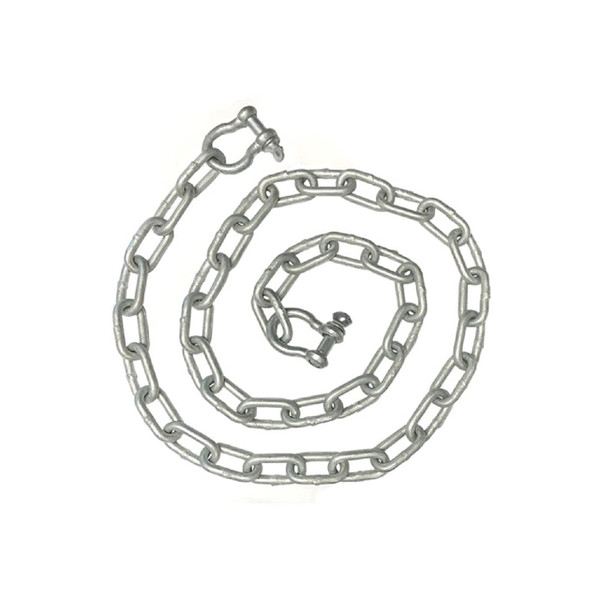 HDG Anchor Chain (3/8" x 6', with Two 7/16" Shackles) - View 5