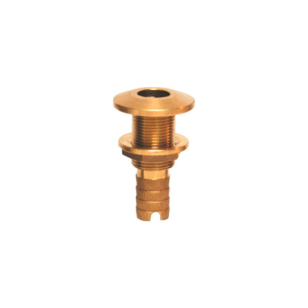 Bronze Thru-Hull Fitting with Nut (5/8" Hose) - View 5