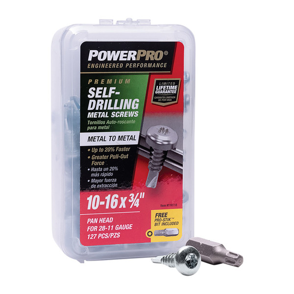 Pan Head Sheet Metal Screws (12 x 1-1/2", 2-Pack) - View 5