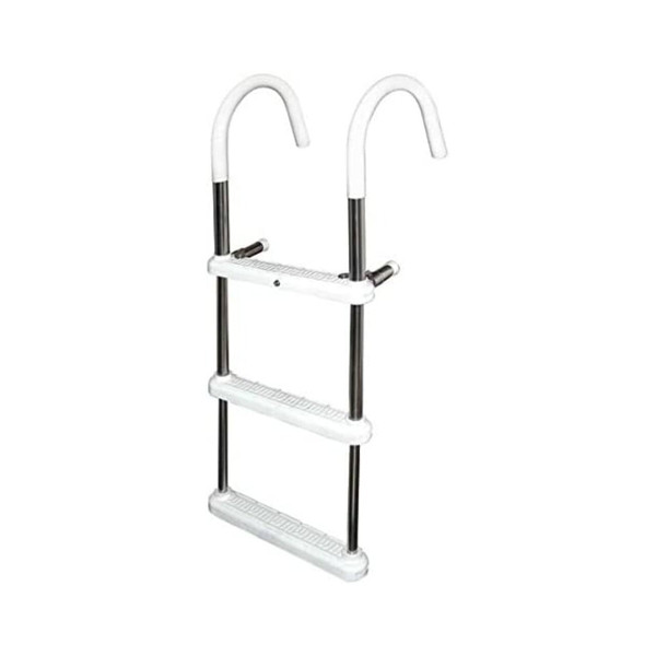 3-Step Telescoping Gunwale Boat Ladder (11" Stainless Steel) - View 5