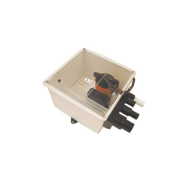 12V Shower Sump Pump (1000 GPH, Multiport) - View 5