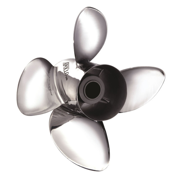 Apollo 4-Blade Left-Hand Propeller (14 5/8 x 16, Stainless Steel) - View 5