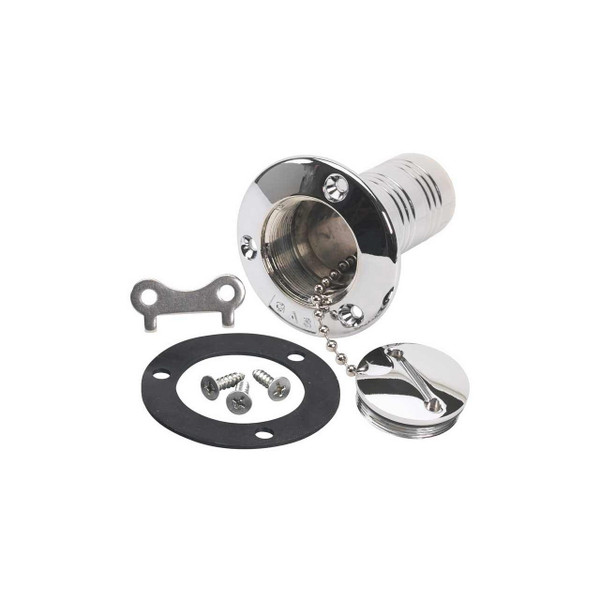 Marine Deck Plate for Fuel Fill (Stainless Steel) - View 5