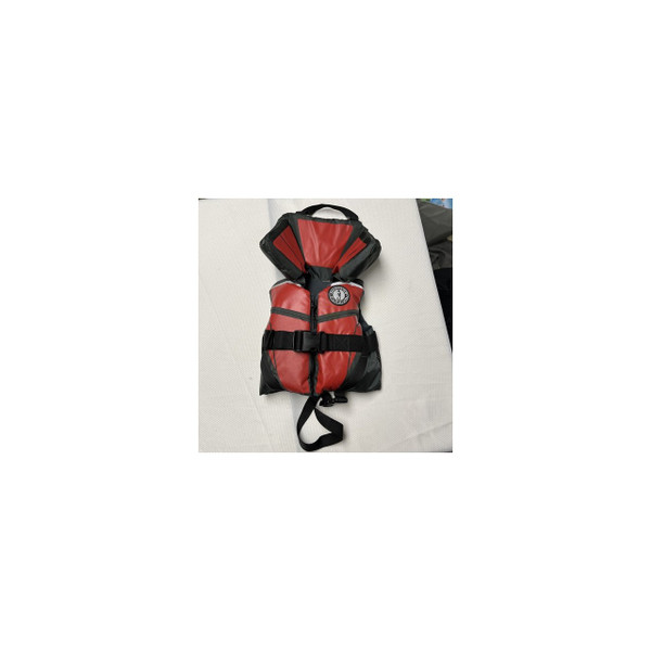 Lil Legends 100 Life Jacket (Infant, White/Apple Green) - View 5