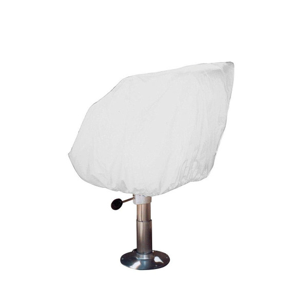 White Vinyl Back/Back Seat Cover - View 5