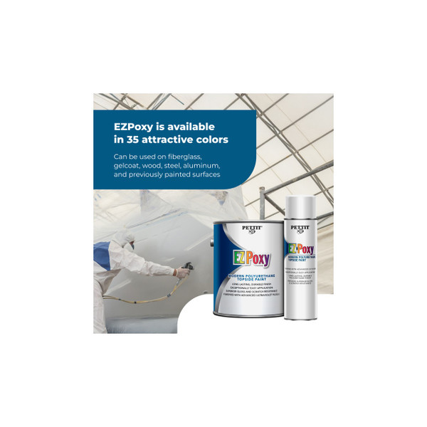 EZ-Poxy Sundown Buff Marine Topside Paint (Quart) - View 5
