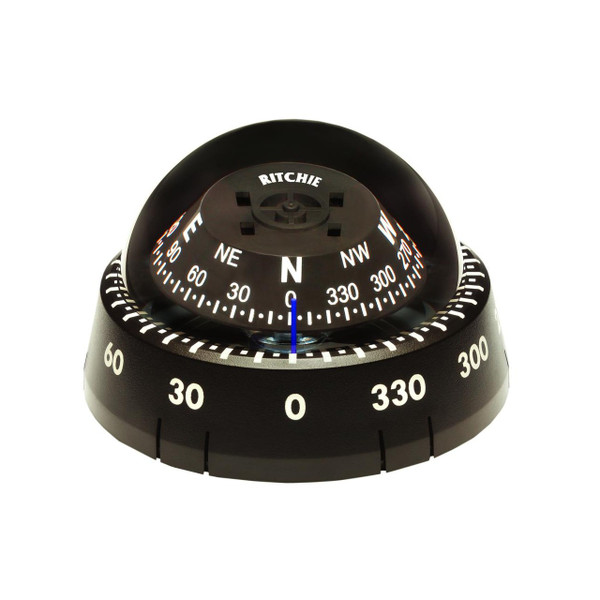 Explorer Marine Bulkhead Compass (Blue Dial) - View 5