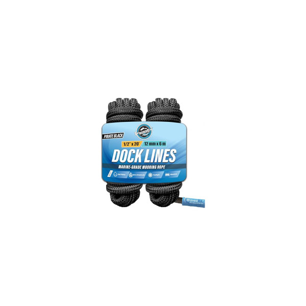 Braided Dock Line (3/4" x 35', White/Glacier) - View 5