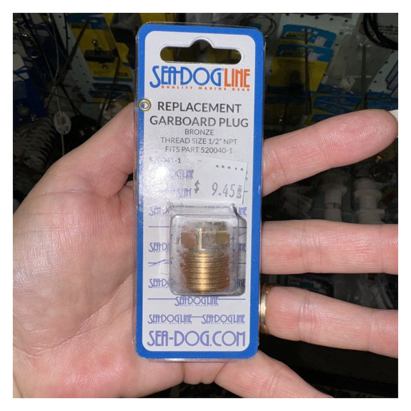 Bronze Boat Drain Plug (1/2" NPT) - View 5