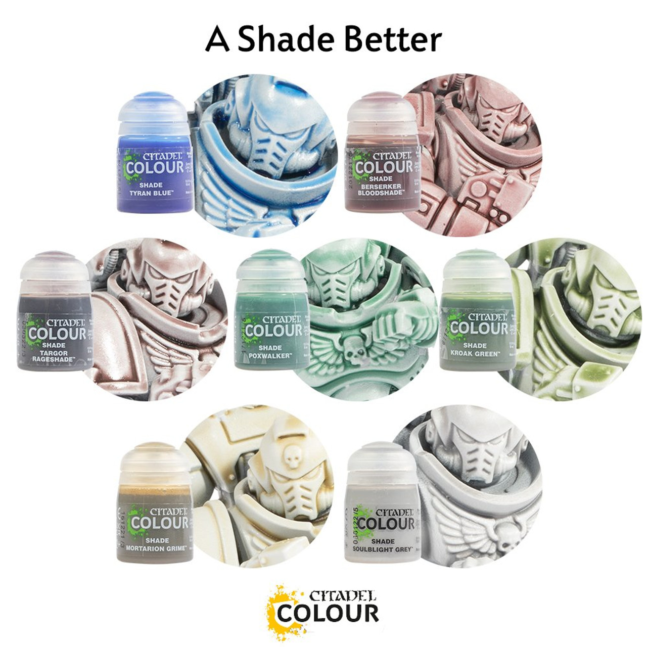 Paint: Citadel - Shade Citadel Colour: Shade Paint Set - Tower of