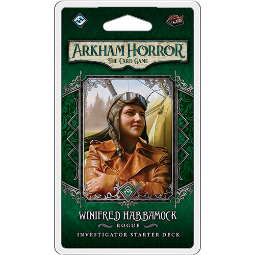 arkham horror card game starter decks Arkham LCG Winifred Habbamock Investigator Starter Deck